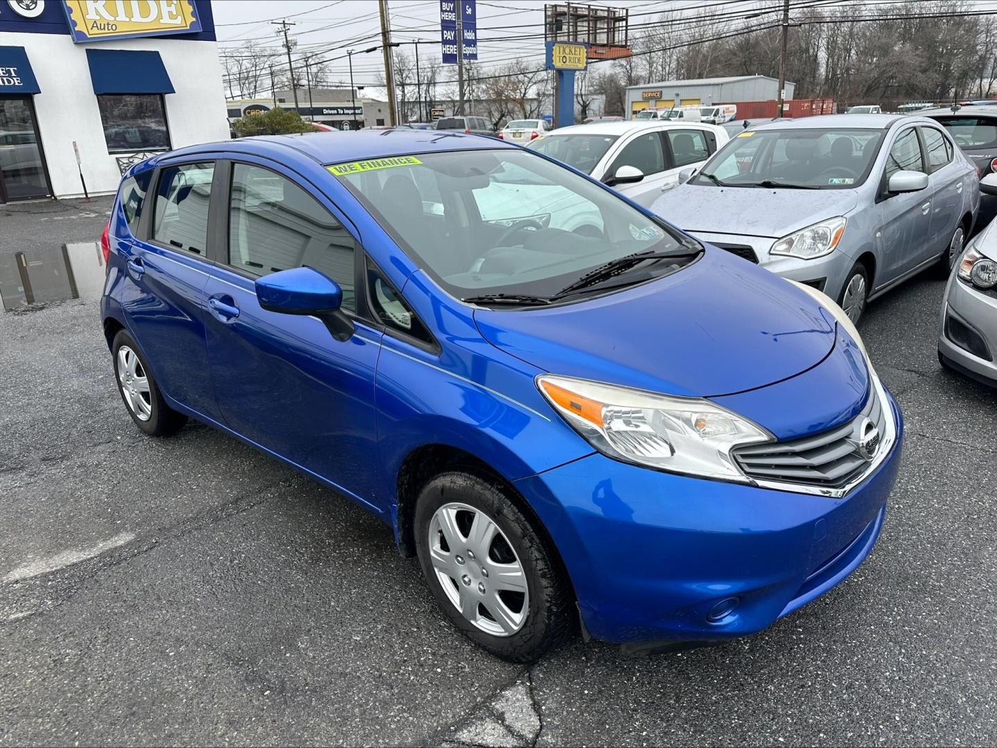 2015 BLUE* Nissan Versa Note S 5MT (3N1CE2CP0FL) with an 1.6L L4 DOHC 16V engine, 5-Speed Manual transmission, located at 1254 Manheim Pike, Lancaster, PA, 17601, (717) 393-9133, 40.062870, -76.323273 - Photo#2